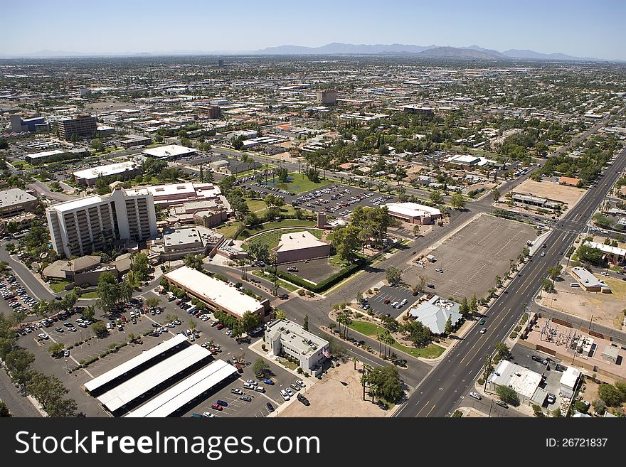 Convention Center, Amphitheater and accommodations in downtown Mesa, Arizona. Convention Center, Amphitheater and accommodations in downtown Mesa, Arizona