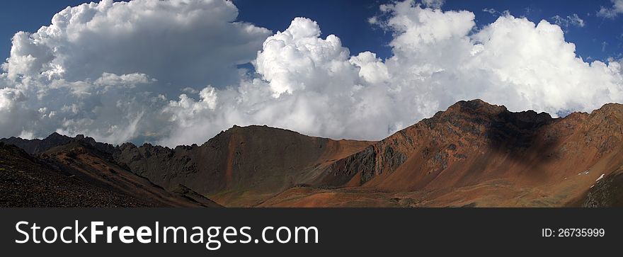 Caucasus Mountains. Panorama.