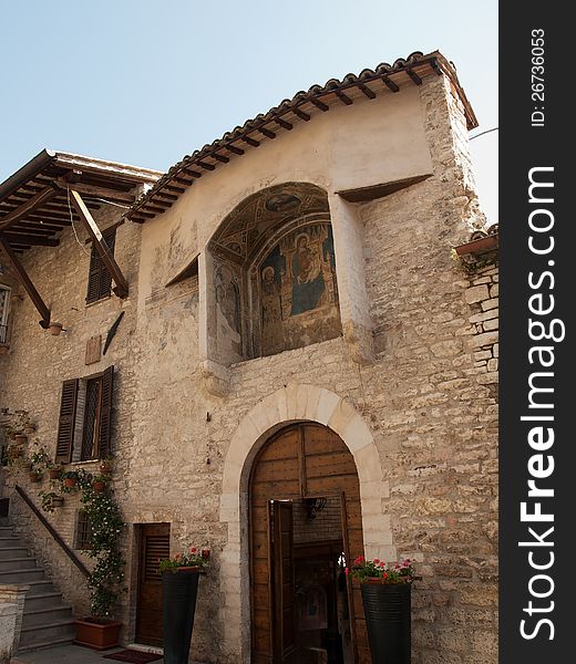 Picturesque images of Assisi in Italy. Picturesque images of Assisi in Italy