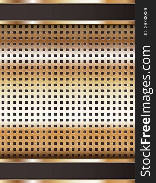 Background Template, Copper Metallic Texture