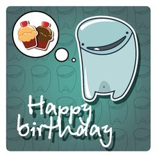 Monster Happy Birthday Card Stock Images Monster Happy Birthday Card Stock Images