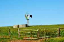 Windmill Water Pump Stock Image