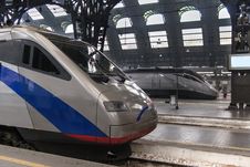 Train In Milan Station Stock Image Train In Milan Station Stock Image