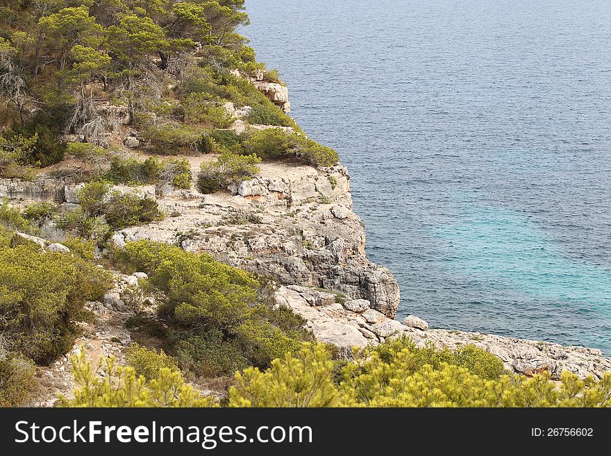 Landscape on the island of Mallorca