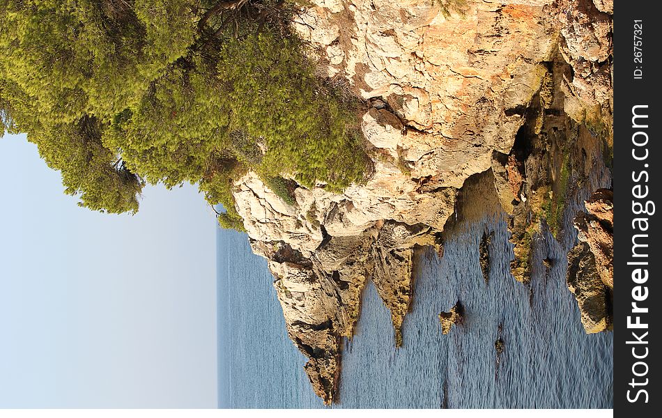 Landscape on the island of Menorca, Spain