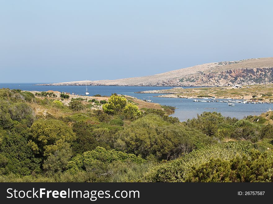 Landscape on the island of Menorca, Spain