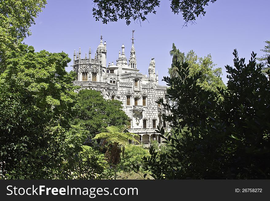 The Regaleria Palace In Sintra A World Herotage Site In Portugal. The Regaleria Palace In Sintra A World Herotage Site In Portugal