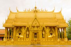 Golden Thai Chapel. Royalty Free Stock Images Golden Thai Chapel. Royalty Free Stock Images