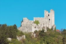 Ruins Of A Medieval Fortress Royalty Free Stock Photo