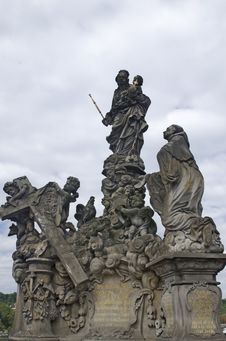 Charles Bridge, Prague, Czech Republic Royalty Free Stock Image Charles Bridge, Prague, Czech Republic Royalty Free Stock Image