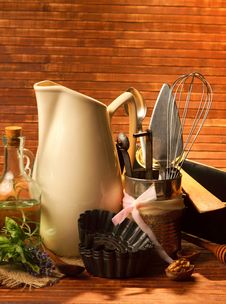 Old Kitchen Cooking Utensil Royalty Free Stock Photo