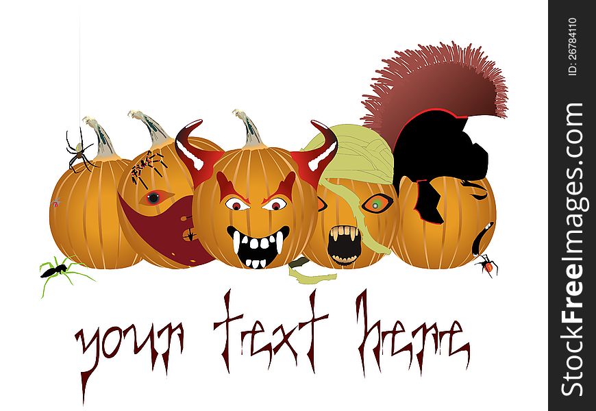 Halloween Logo Or Banner