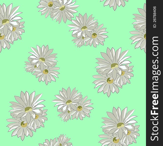 Floral seamless texture with pink and yellow asters. Floral seamless texture with pink and yellow asters