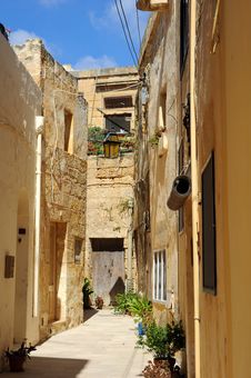Old Street, Victoria, Gozo, Malta. Stock Images Old Street, Victoria, Gozo, Malta. Stock Images