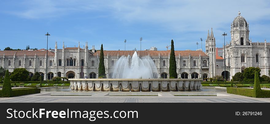 Panorama of Mosteiro dos Jeronimos