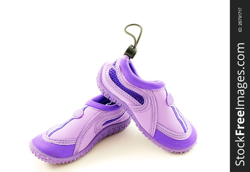 Water shoes, purple, for girls, made for walking in water