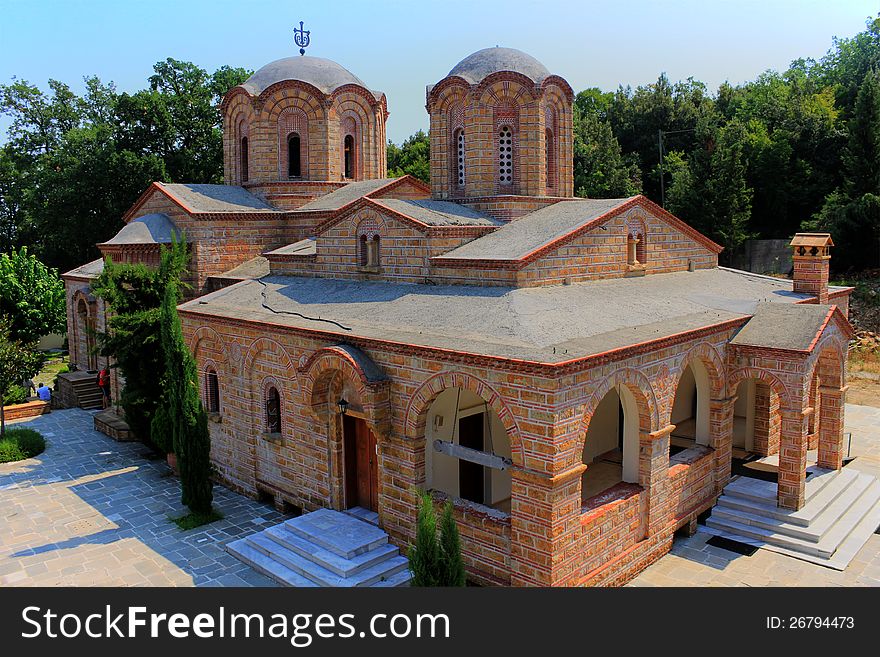 Orthodox Church in Greece. HDR image. Orthodox Church in Greece. HDR image.