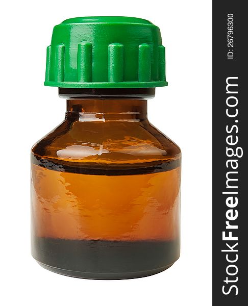 Bottle  medicine glass