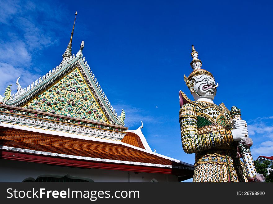 Wat Arun at the Bangkok