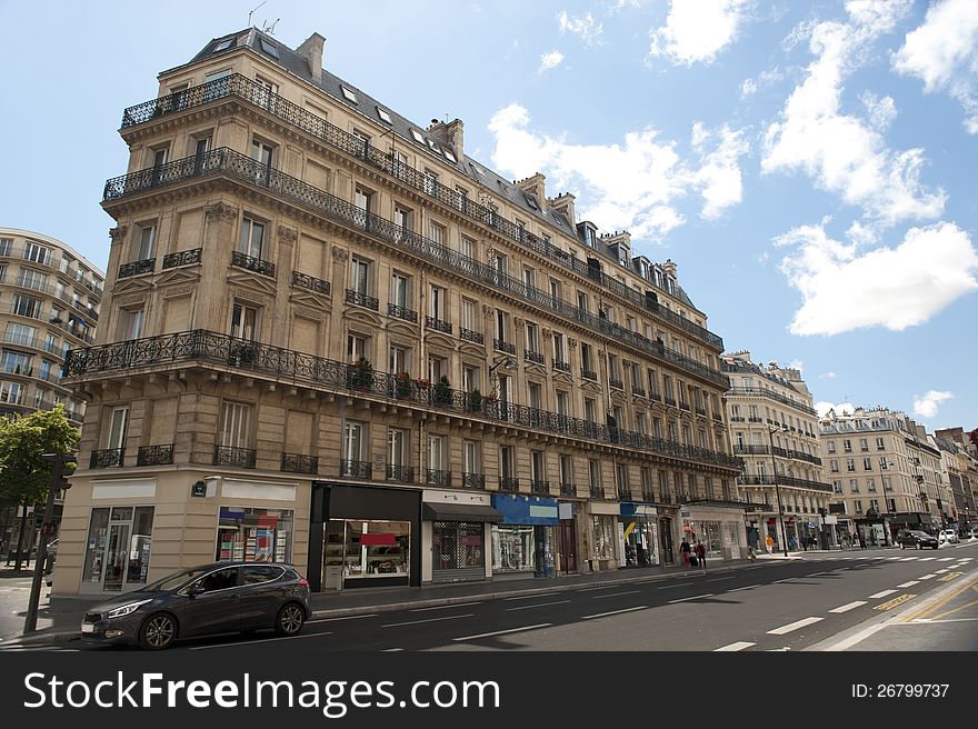 View On Streets Of Paris