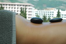 Hot Stones Massage Stock Image Hot Stones Massage Stock Image