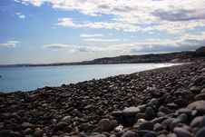 Nice Pebble Beach Royalty Free Stock Image Nice Pebble Beach Royalty Free Stock Image