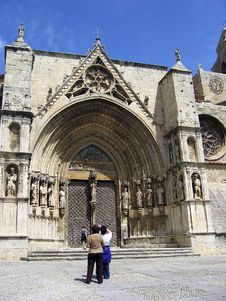 Church Morella Stock Image Church Morella Stock Image