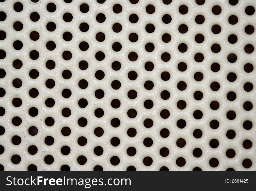 Close up of white expanded steel background. Close up of white expanded steel background