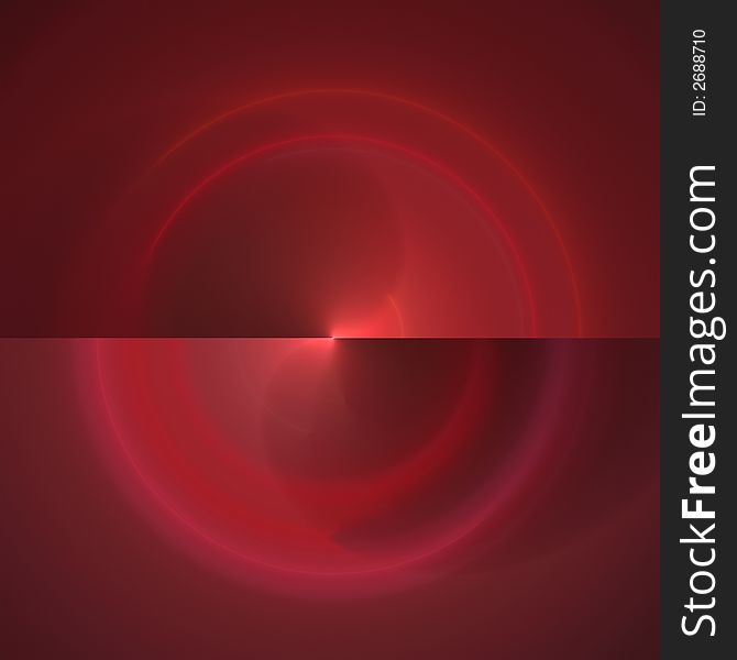 Rendering of divided red circles