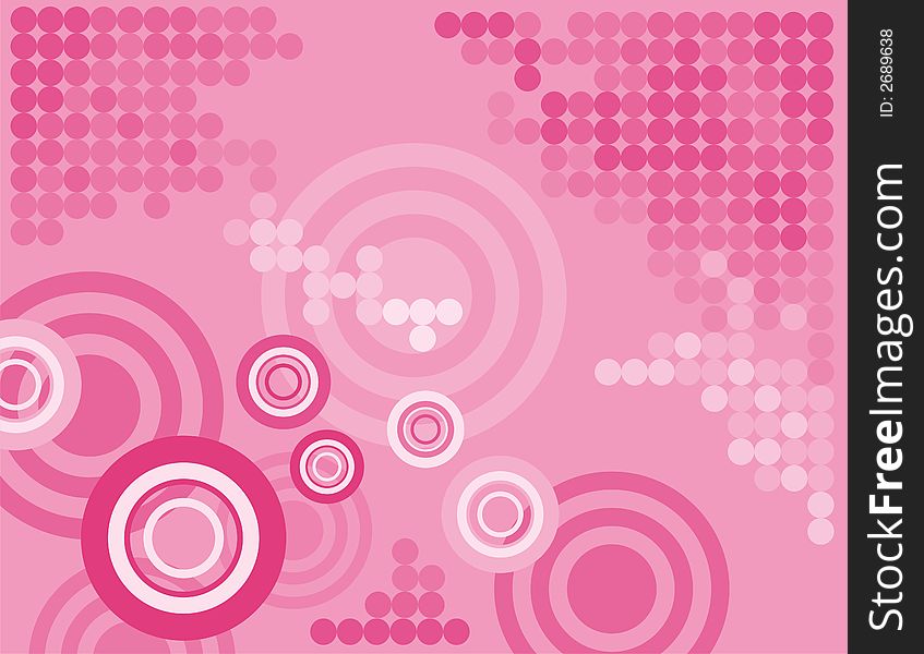 Abstract circle background in purple, rose and white colors. Abstract circle background in purple, rose and white colors.
