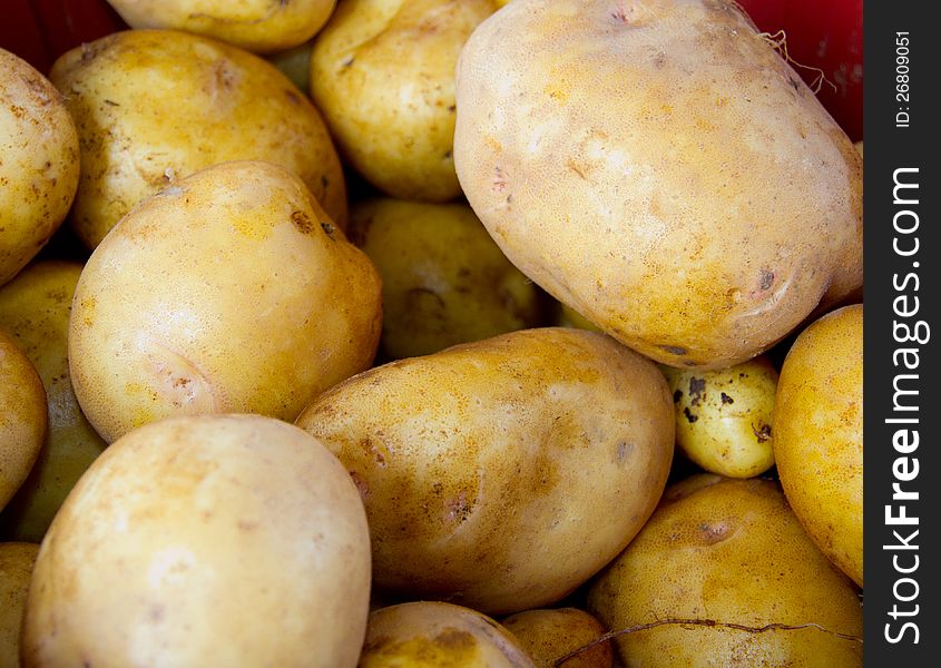 Golden potatoes