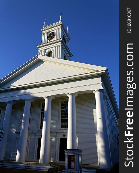 The Old Whaling Church in Edgartown Martha's Vineyard. The Old Whaling Church in Edgartown Martha's Vineyard