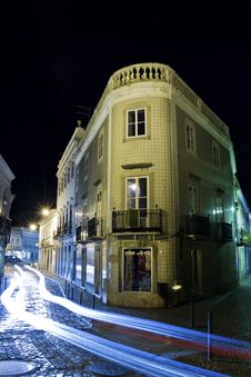 Tavira City By Night Stock Image Tavira City By Night Stock Image
