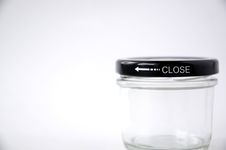 Close Up Glass Jar Close Royalty Free Stock Photos
