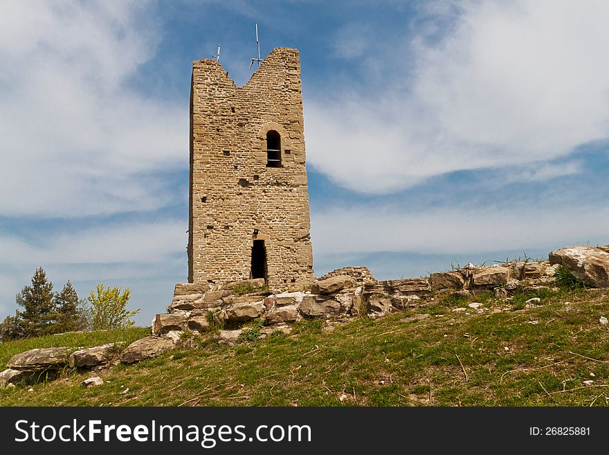 Ruined tower of Monte Battaglia