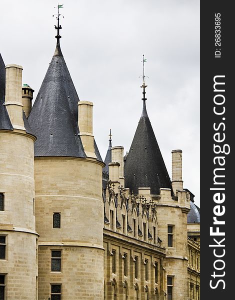 Historical Conciergerie Prison In Paris, France