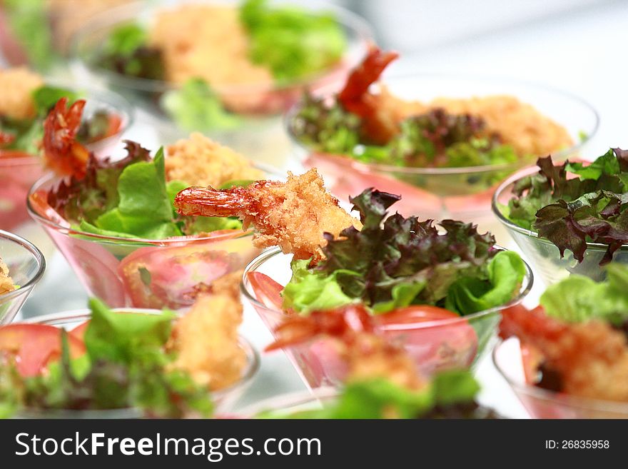 Shrimps Cocktail Salad