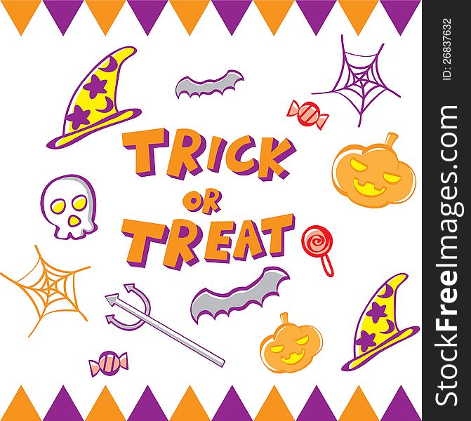 Halloween icon set for designers