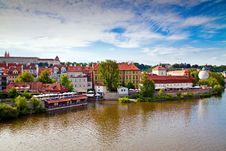 View From Manesuv Bridge In Prague Royalty Free Stock Images View From Manesuv Bridge In Prague Royalty Free Stock Images