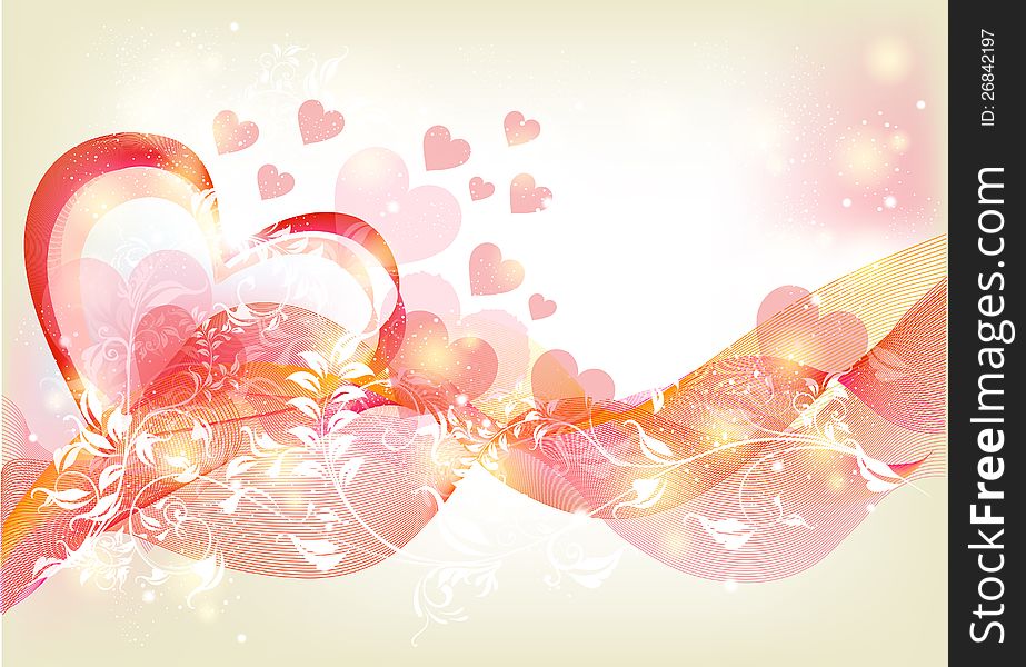 Beautiful Soft Valentine Greeting Card