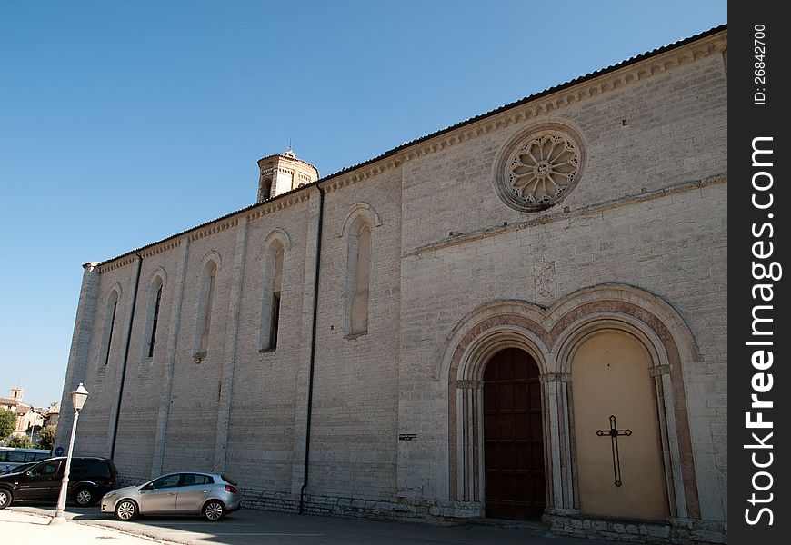 St.Francis Church in Gubbio,Italy. St.Francis Church in Gubbio,Italy