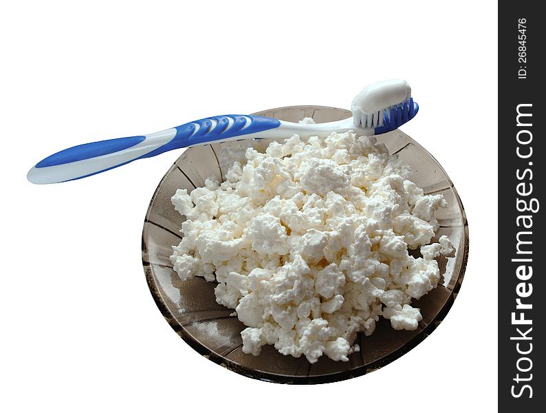 Curds With A Toothbrush