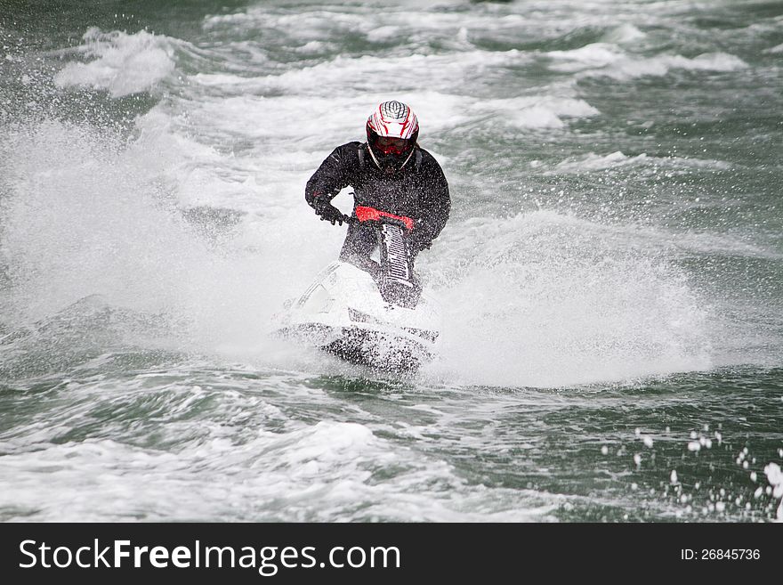 Jet boat racing