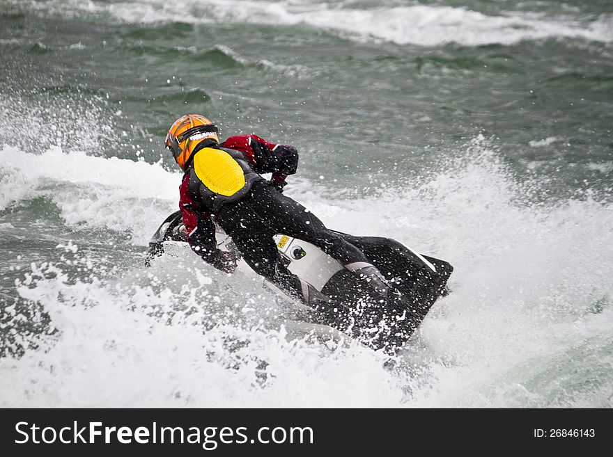 Jet boat racing