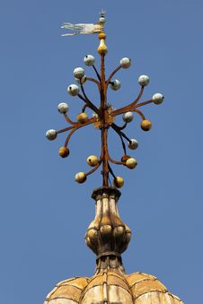 Tower Decoration On The Basilica San Marco Royalty Free Stock Photography