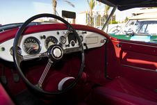 Vintage Car Detail Interior Stock Images Vintage Car Detail Interior Stock Images