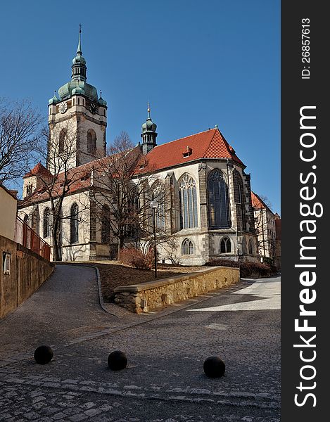 Church In Melnik, Czech Republik