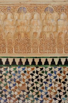 View Of A Mosaic In The Alhambra Stock Images View Of A Mosaic In The Alhambra Stock Images