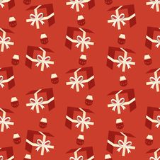 Gift Box Seamless Pattern Royalty Free Stock Images