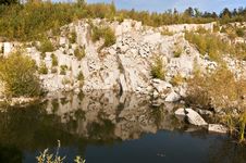 Flooded Quarry Stock Photo Flooded Quarry Stock Photo